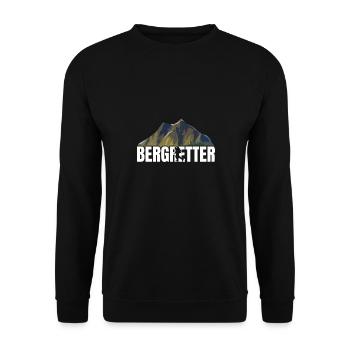 Bergretter #FOUR - Unisex Pullover - Schwarz - Vorne - Alina (178cm) & Michal (187cm)