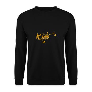 Idée cadeau Kim - Sweat-shirt Unisexe - noir - Devant - Alina (178cm) & Michal (187cm)