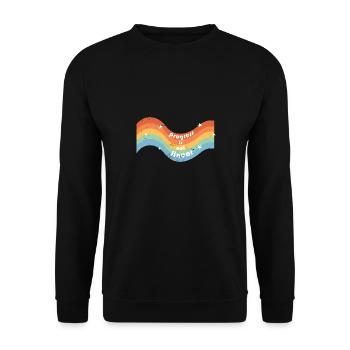 Progress Is Not Linear ABA Therapist Behavioral - Unisex Sweatshirt - black - Front - Alina (178cm) & Michal (187cm)