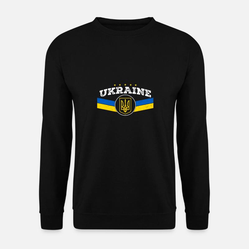Ukraine Trident - Ukrainian Tryzub Symbol - Unisex Sweatshirt - black