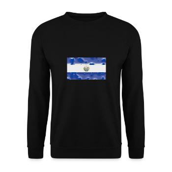El Salvador - Unisex Sweatshirt - black - Front - Alina (178cm) & Michal (187cm)