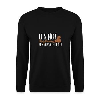 Foxred Labrador Fox Red Labrador Retriever - Unisex Sweatshirt - black - Front - Alina (178cm) & Michal (187cm)