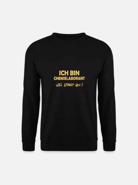 Chemielaborant als Beruf - Unisex Pullover - Schwarz