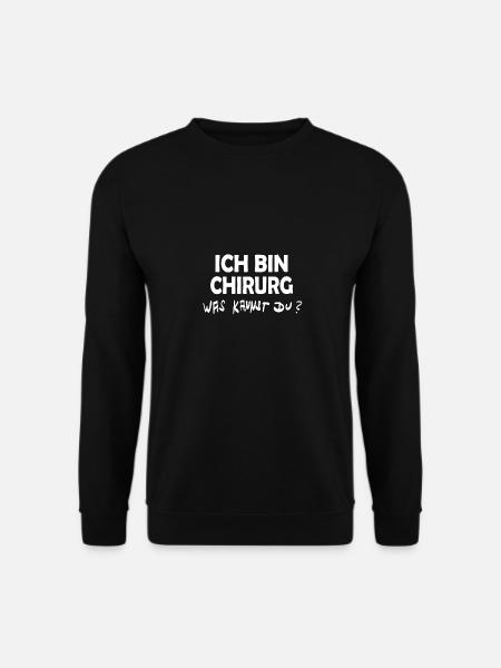 Chirurg - Unisex Pullover - Schwarz