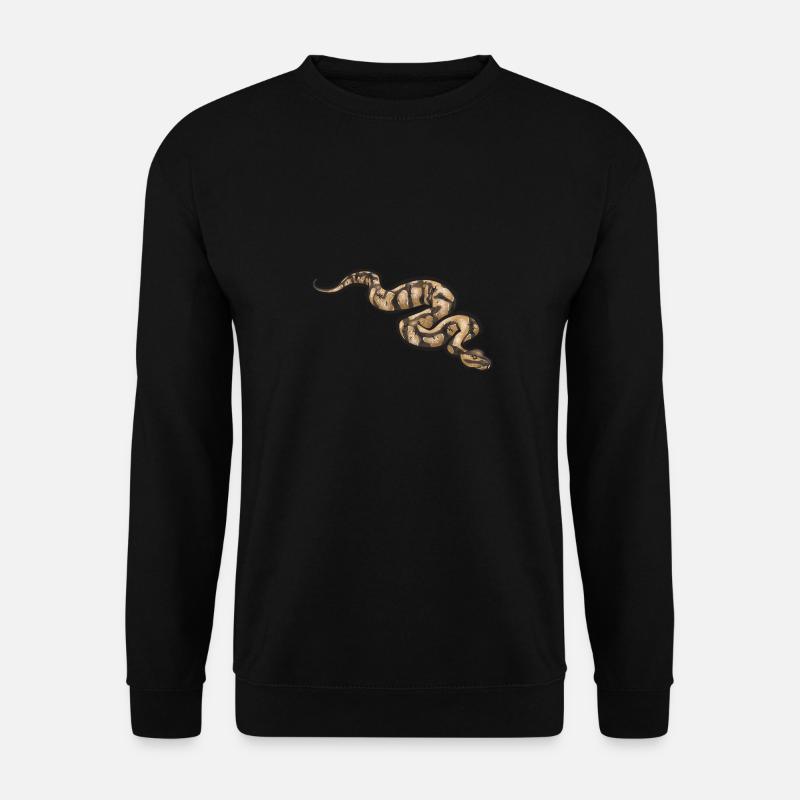 Ball Python Snake King Python - Unisex Sweatshirt - black