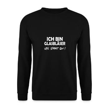 Souffleur - Sweat-shirt Unisexe - noir - Devant - Alina (178cm) & Michal (187cm)