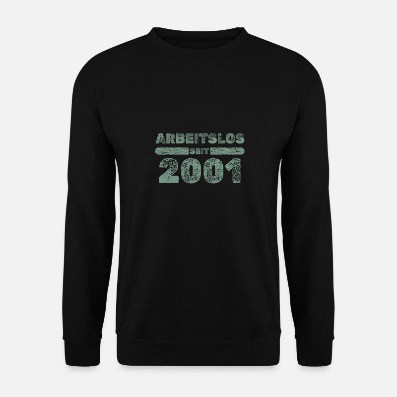 2001 - Unisex Pullover - Schwarz