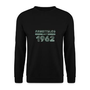 1962 - Unisex Sweatshirt - black - Front - Alina (178cm) & Michal (187cm)