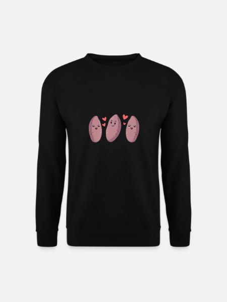 Sweet Potato Root Vegetables - Unisex Sweatshirt - black
