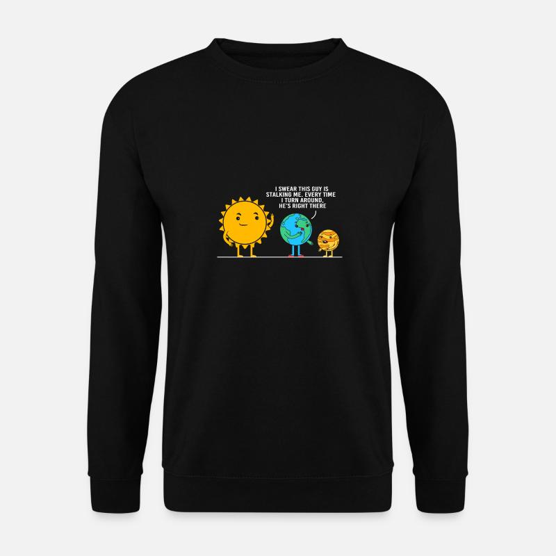 Univers du système solaire - Sweat-shirt Unisexe - noir