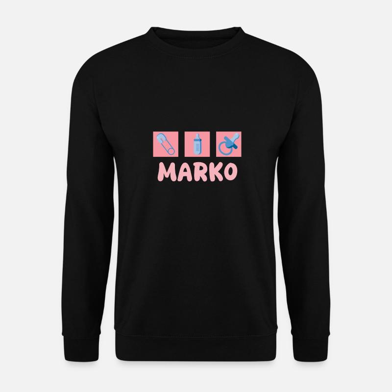 Pacifier Marko - Unisex Sweatshirt - black