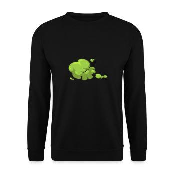 fart farting farting farting - Unisex Sweatshirt - black - Front - Alina (178cm) & Michal (187cm)