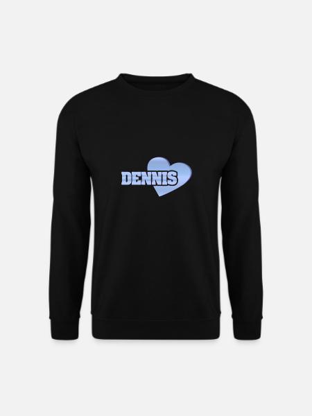 Dennis als Gold - Unisex Pullover - Schwarz