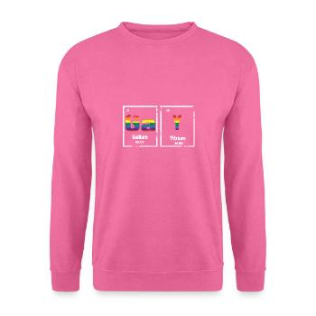 Tableau périodique - Sweat-shirt Unisexe - rose - Devant