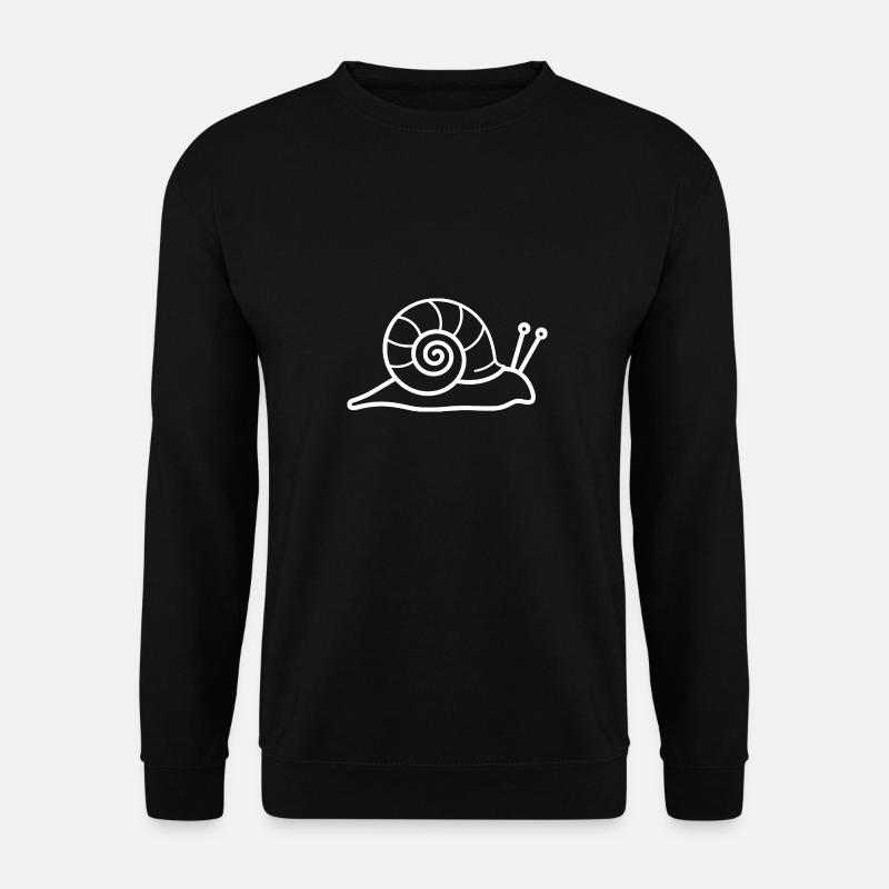 Schnecke - Unisex Pullover - Schwarz