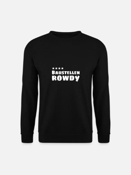 4-Sterne Baustellen Rowdy - Unisex Pullover - Schwarz
