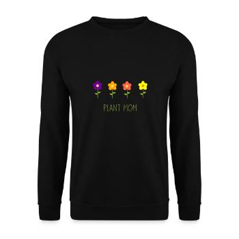 Gardener Gift Hobby Gardener Garden - Unisex Sweatshirt - black - Front - Alina (178cm) & Michal (187cm)