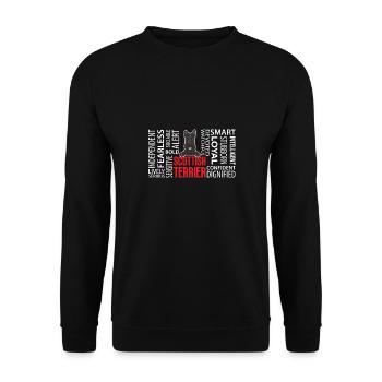 Scottish Terrier Scottie Hund - Unisex Pullover - Schwarz - Vorne - Alina (178cm) & Michal (187cm)