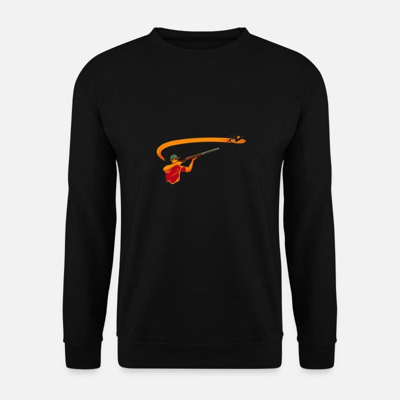 Shooting Skeet Clay Pigeon Shooting - Unisex Sweatshirt - black