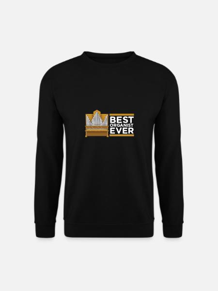 Orgelspieler Organist Kirchenorganist Orgel - Unisex Pullover - Schwarz