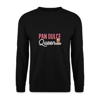 Concha Hispanique Mexicain Pan Dulce - Sweat-shirt Unisexe - noir - Devant - Alina (178cm) & Michal (187cm)