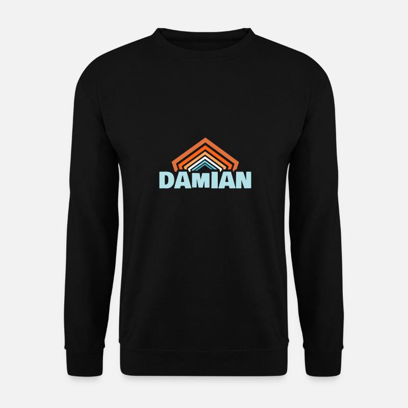 First name Damian - Unisex Sweatshirt - black