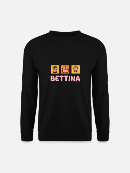 Prénom Bettina - Sweat-shirt Unisexe - noir