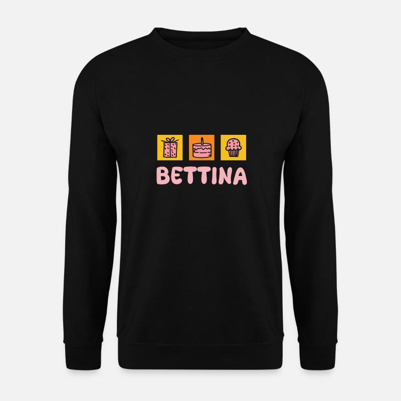 First name Bettina - Unisex Sweatshirt - black
