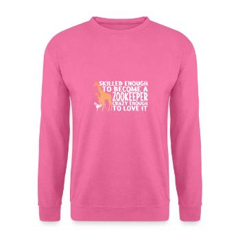 Gardien de zoo Zoo - Sweat-shirt Unisexe - rose - Devant
