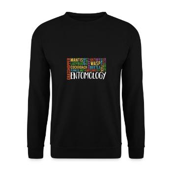 Insect collectors, insects, beetle lovers, entomologists - Unisex Sweatshirt - black - Front - Alina (178cm) & Michal (187cm)