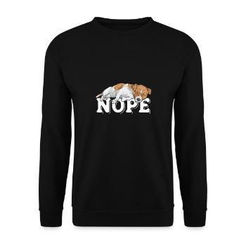 Jack Russell Terrier - Sweat-shirt Unisexe - noir - Devant - Alina (178cm) & Michal (187cm)