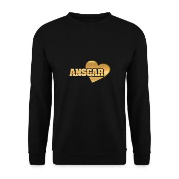 Gold Ansgar - Unisex Sweatshirt - black - Front - Alina (178cm) & Michal (187cm)
