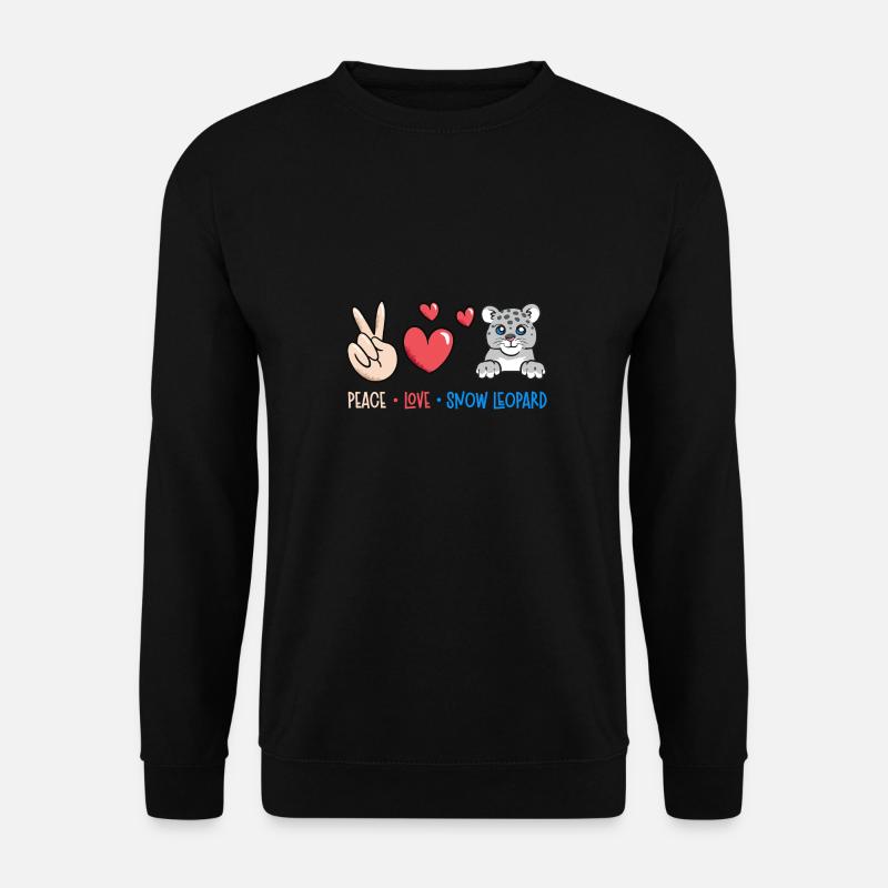 Snow leopard - Unisex Sweatshirt - black