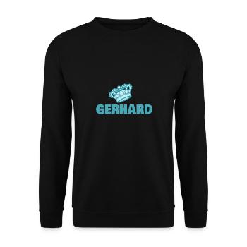 Gerhard - Sweat-shirt Unisexe - noir - Devant - Alina (178cm) & Michal (187cm)