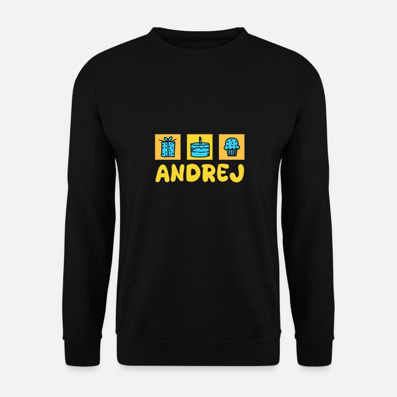 First name Andrej - Unisex Sweatshirt - black