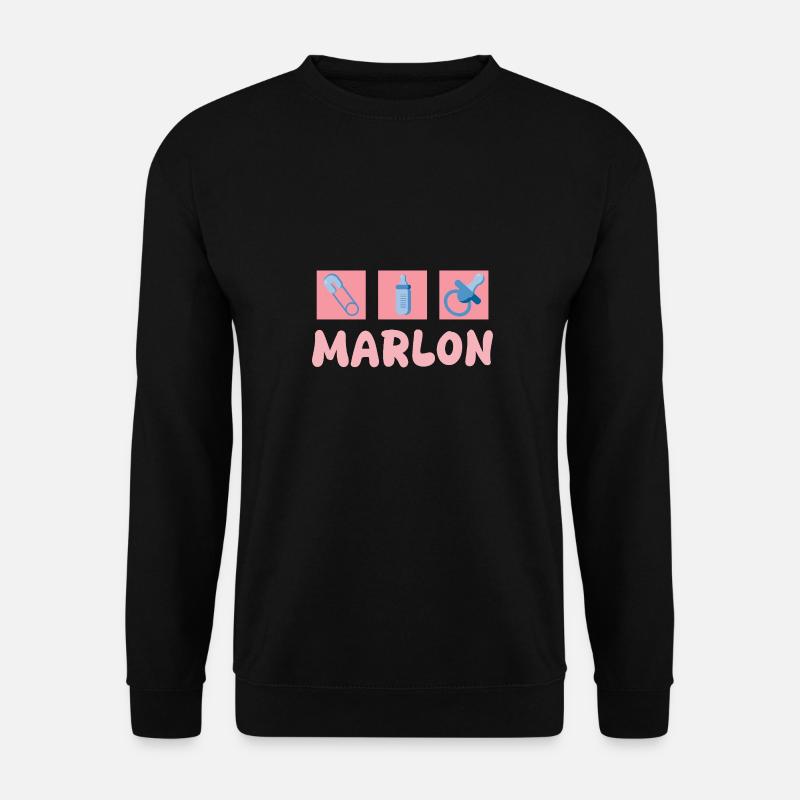 Schnuller Marlon - Unisex Pullover - Schwarz