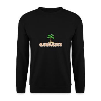 Lake Garda Lake Garda - Unisex Sweatshirt - black - Front - Alina (178cm) & Michal (187cm)