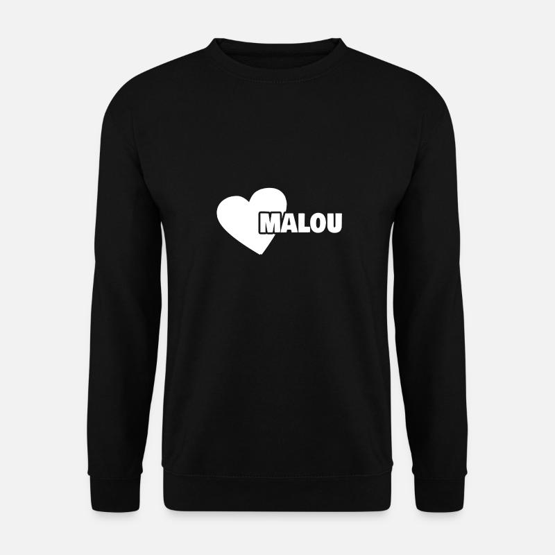 Malou - Sweat-shirt Unisexe - noir