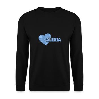 Schwester Alexia - Unisex Pullover - Schwarz - Vorne - Alina (178cm) & Michal (187cm)