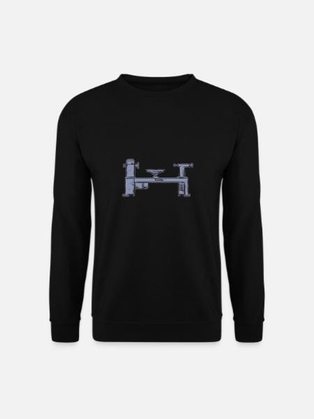 Turning Wood Lathe Lathe - Unisex Sweatshirt - black