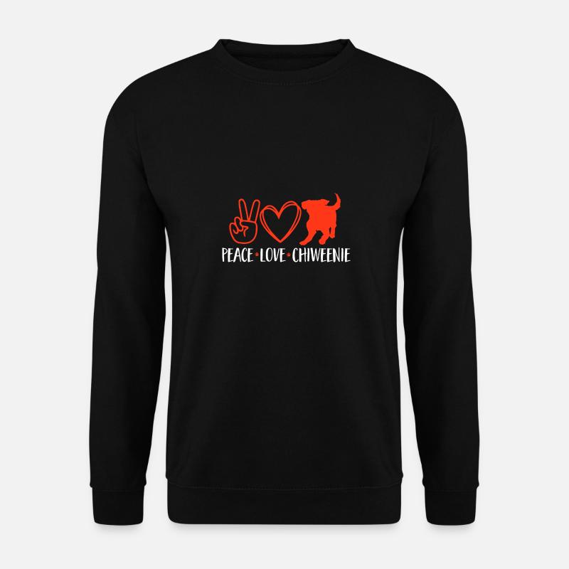 Chiweenie Dog - Unisex Sweatshirt - black