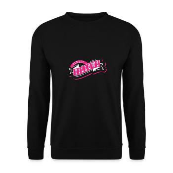 Cowboy Pillows Southern Girl Texas Lady Funny - Unisex Sweatshirt - black - Front - Alina (178cm) & Michal (187cm)