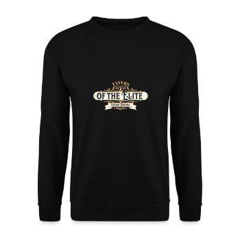 Potato Lover Funny French Fries Spud Potatoes Chip - Unisex Sweatshirt - black - Front - Alina (178cm) & Michal (187cm)