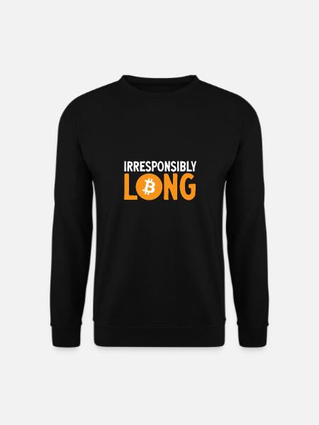 Bitcoin Cryptocurrency BTC Crypto Trader - Unisex Sweatshirt - black