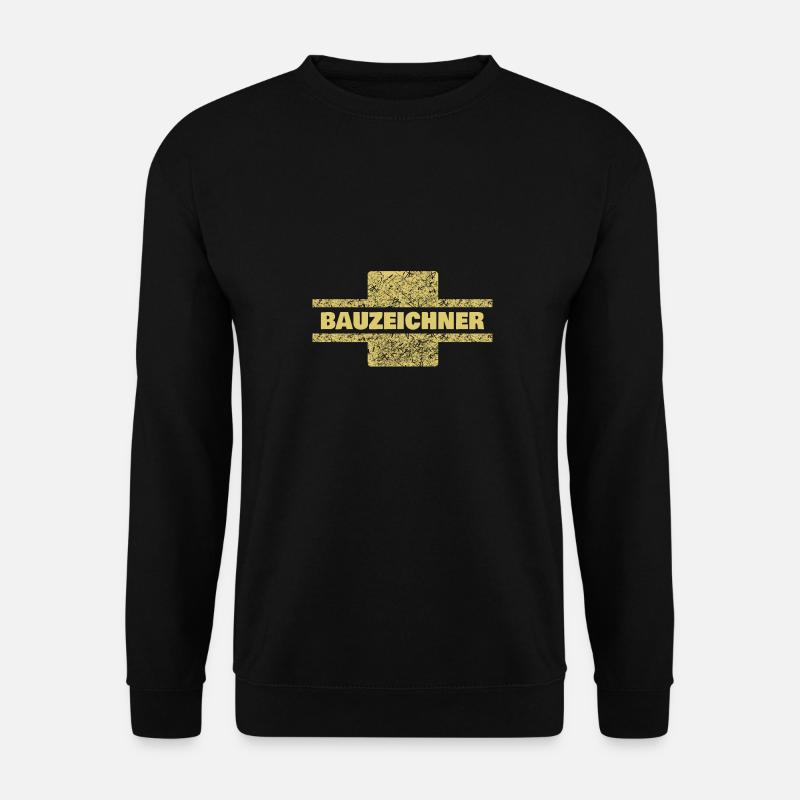 Beruf Bauzeichner - Unisex Pullover - Schwarz