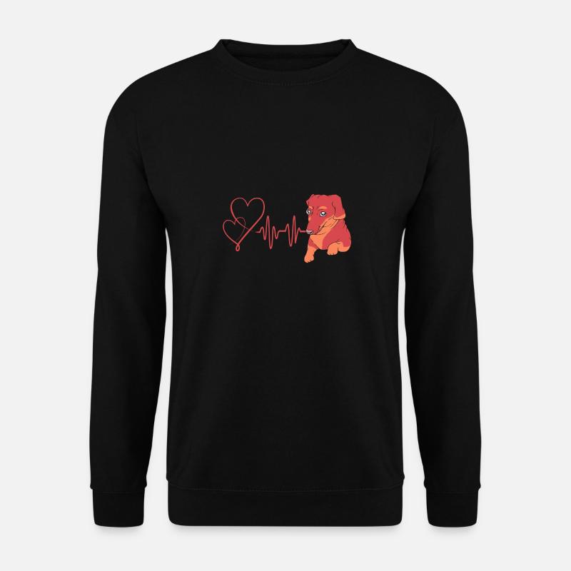 Dackel - Unisex Pullover - Schwarz