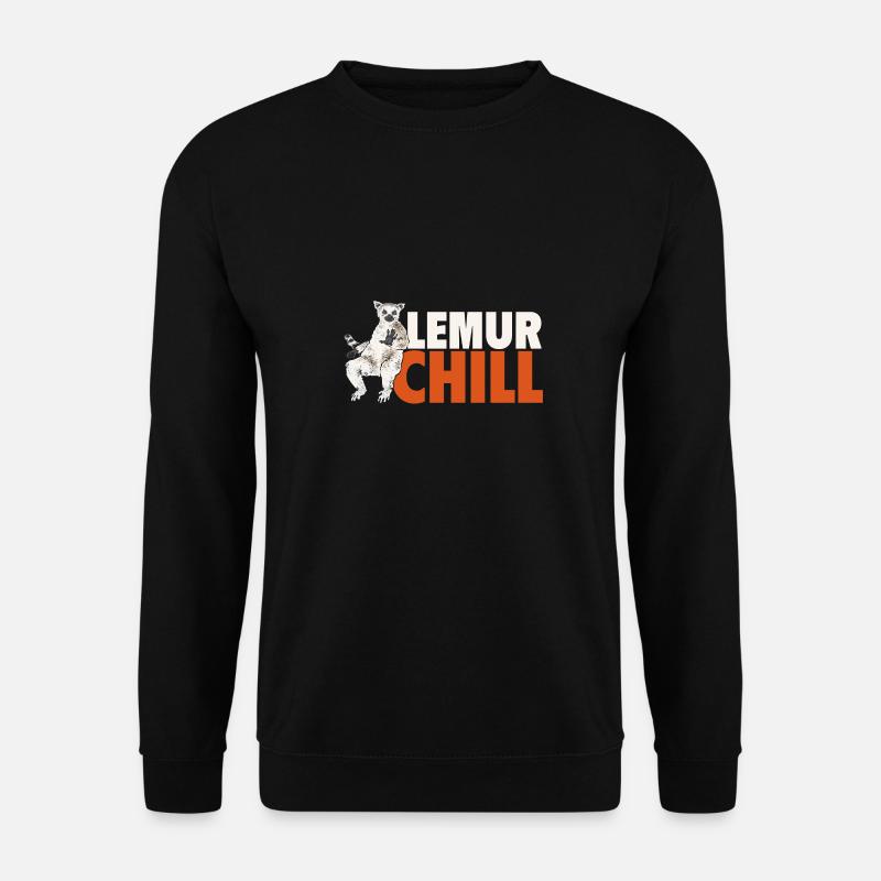 Lemur Catta Ring-tailed lemur - Unisex Sweatshirt - black