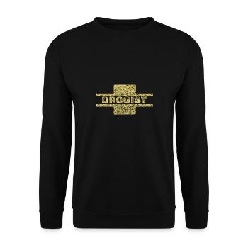 Druggist as a profession - Unisex Sweatshirt - black - Front - Alina (178cm) & Michal (187cm)
