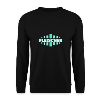 Beruf Fleischer - Unisex Pullover - Schwarz - Vorne - Alina (178cm) & Michal (187cm)