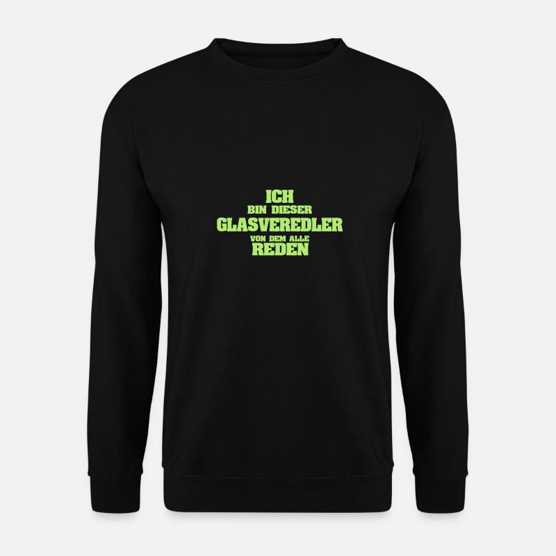 Glasveredler - Unisex Pullover - Schwarz